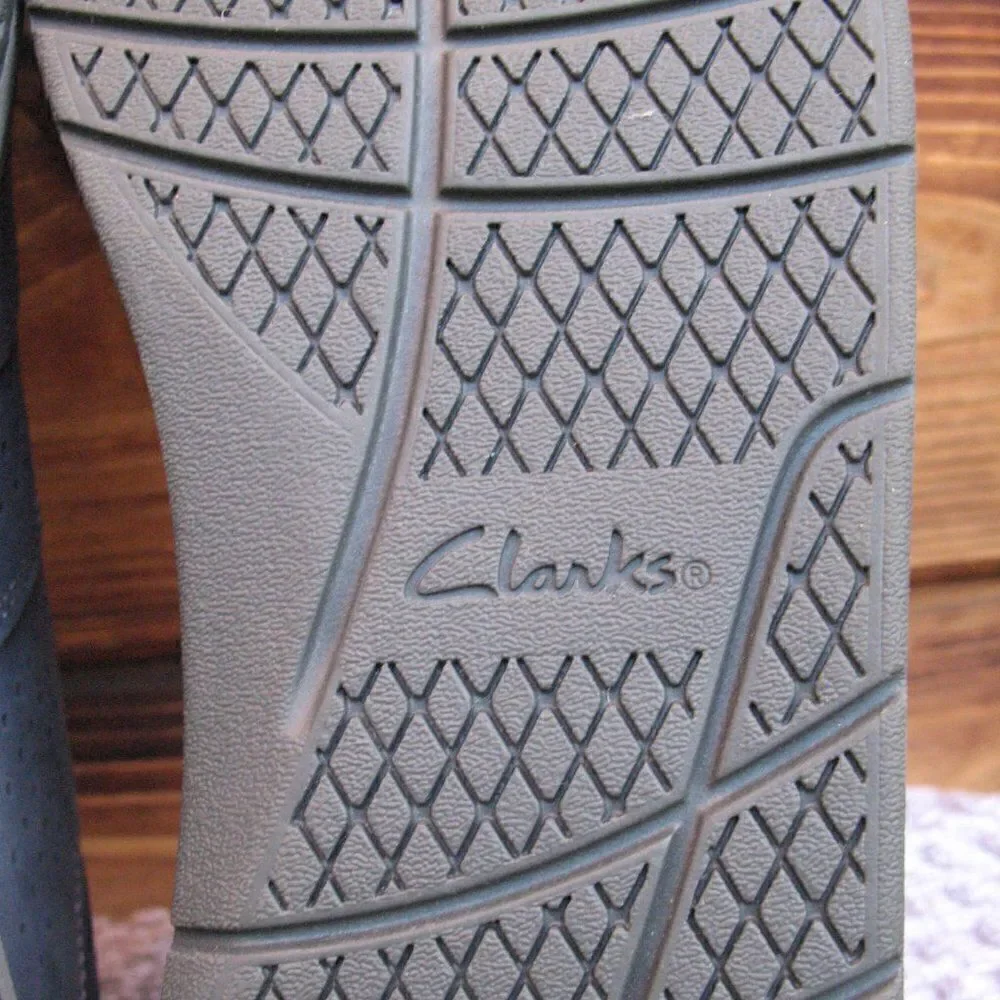 NWOB Clarks Collection Blue Slip On Sneaker Loafers
